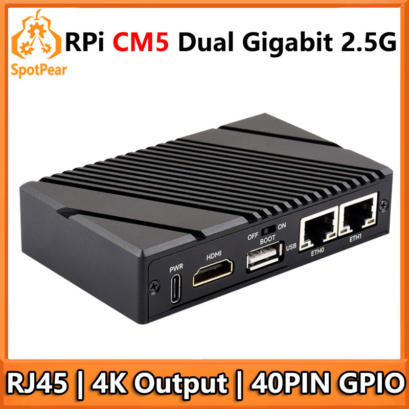 Argon One V3 M.2 Nvme Case - لوحة توسعة راسبيري باي CM5 جيجابت