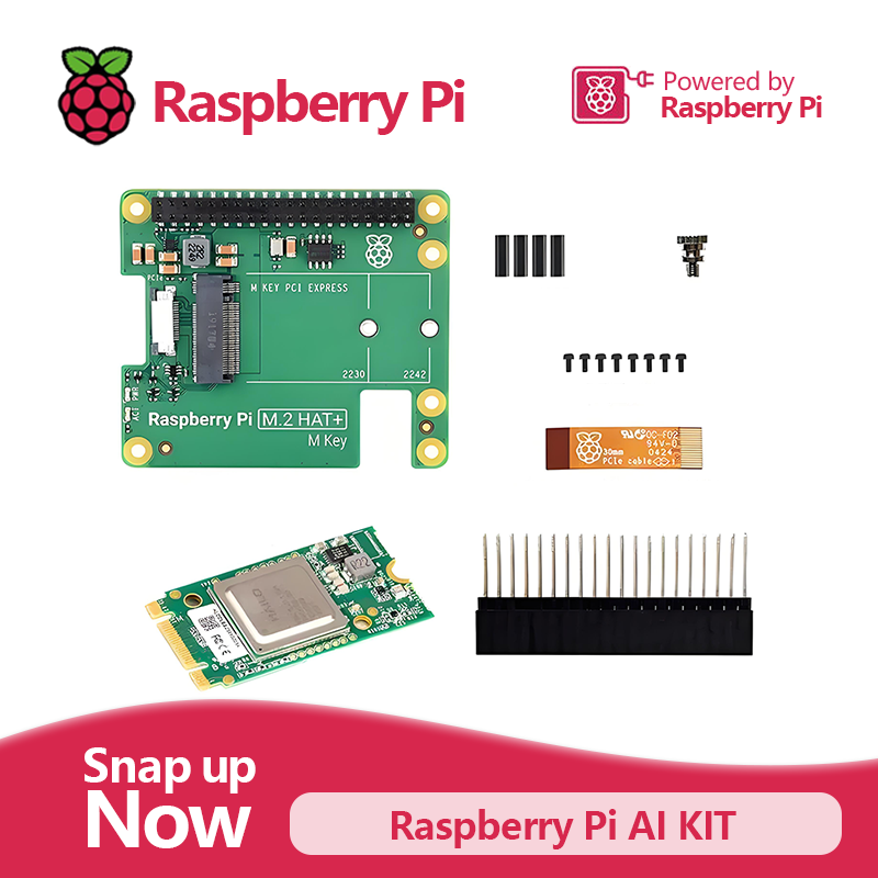 Raspberry Pi Ai Kit Hailo-8L - يجمع مجموعة Raspberry Pi AI مع