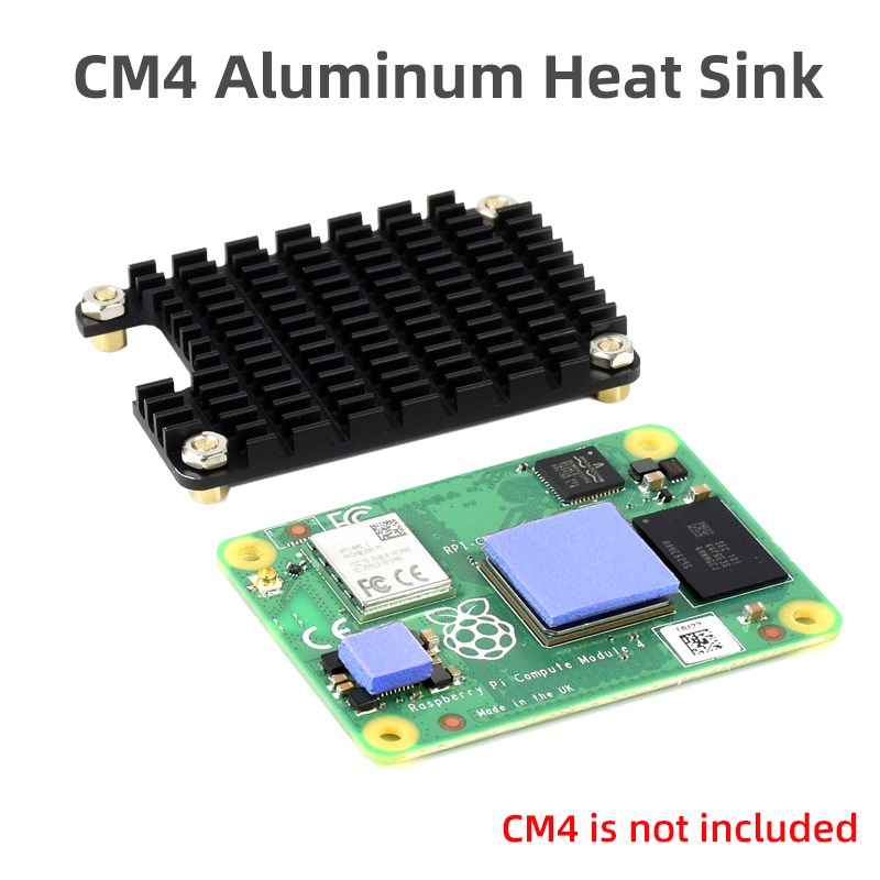 Raspberry Pi Water Cooling Kit - سبائك الألومنيوم هيتنك لتوت العليق بي