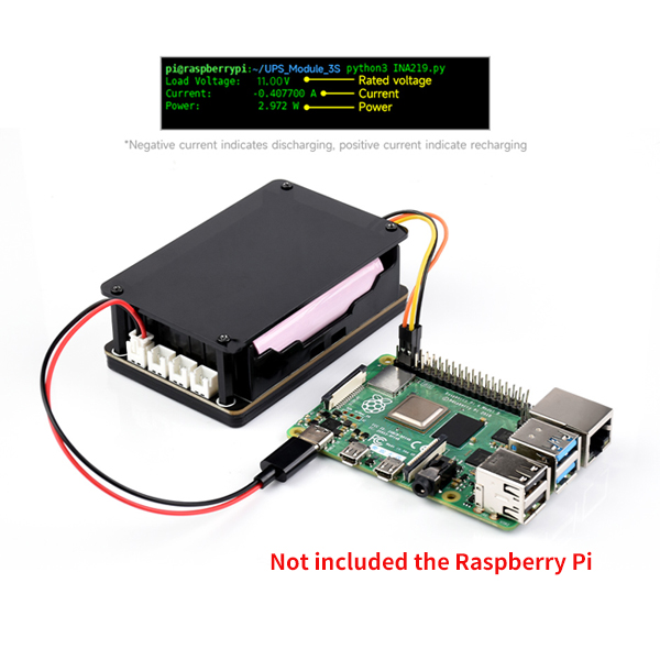 مزود طاقة غير منقطع عبر ناقل I - مراجعة Raspberry Pi Uninterrupted Power Supply Ups 18650 وسعره