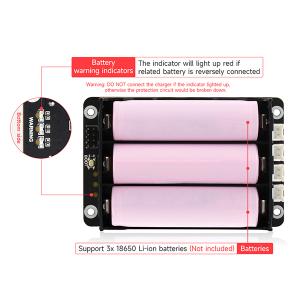 مزود طاقة غير منقطع عبر ناقل I - مراجعة Raspberry Pi Uninterrupted Power Supply Ups 18650 وسعره