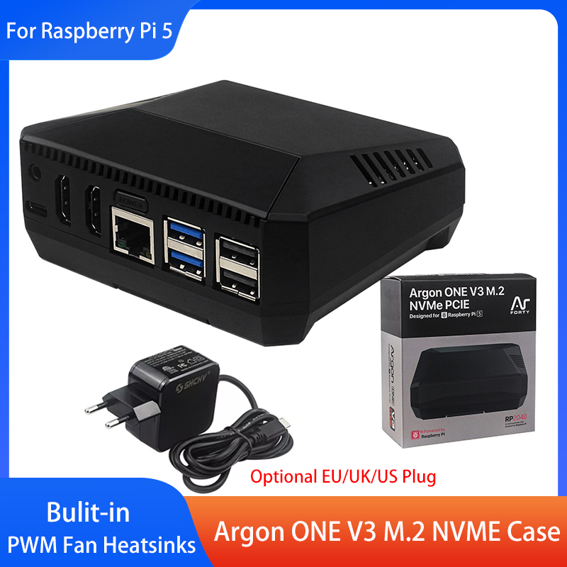 علبة أرجون ون V3 M.2 NVME من ا - مراجعة Argon One V3 M.2 Nvme Case وسعره