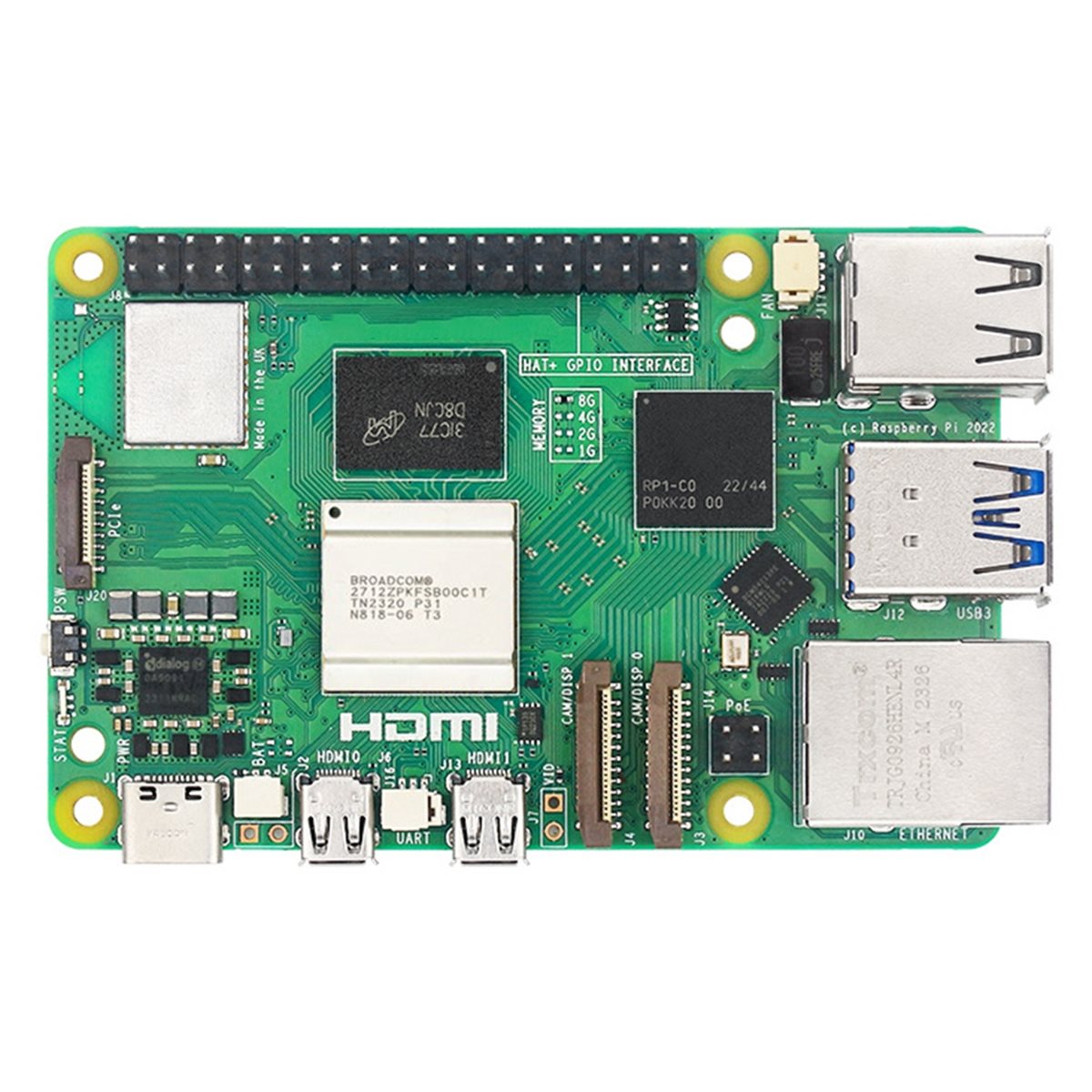 X14A& طقم البداية من IRasptek  - مراجعة Raspberry Pi 5 8Gb Board وسعره