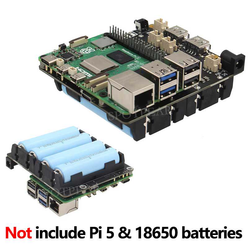 لوحة إدارة الطاقة X1202 لـ Ras - مراجعة Raspberry Pi Uninterrupted Power Supply Ups 18650 وسعره
