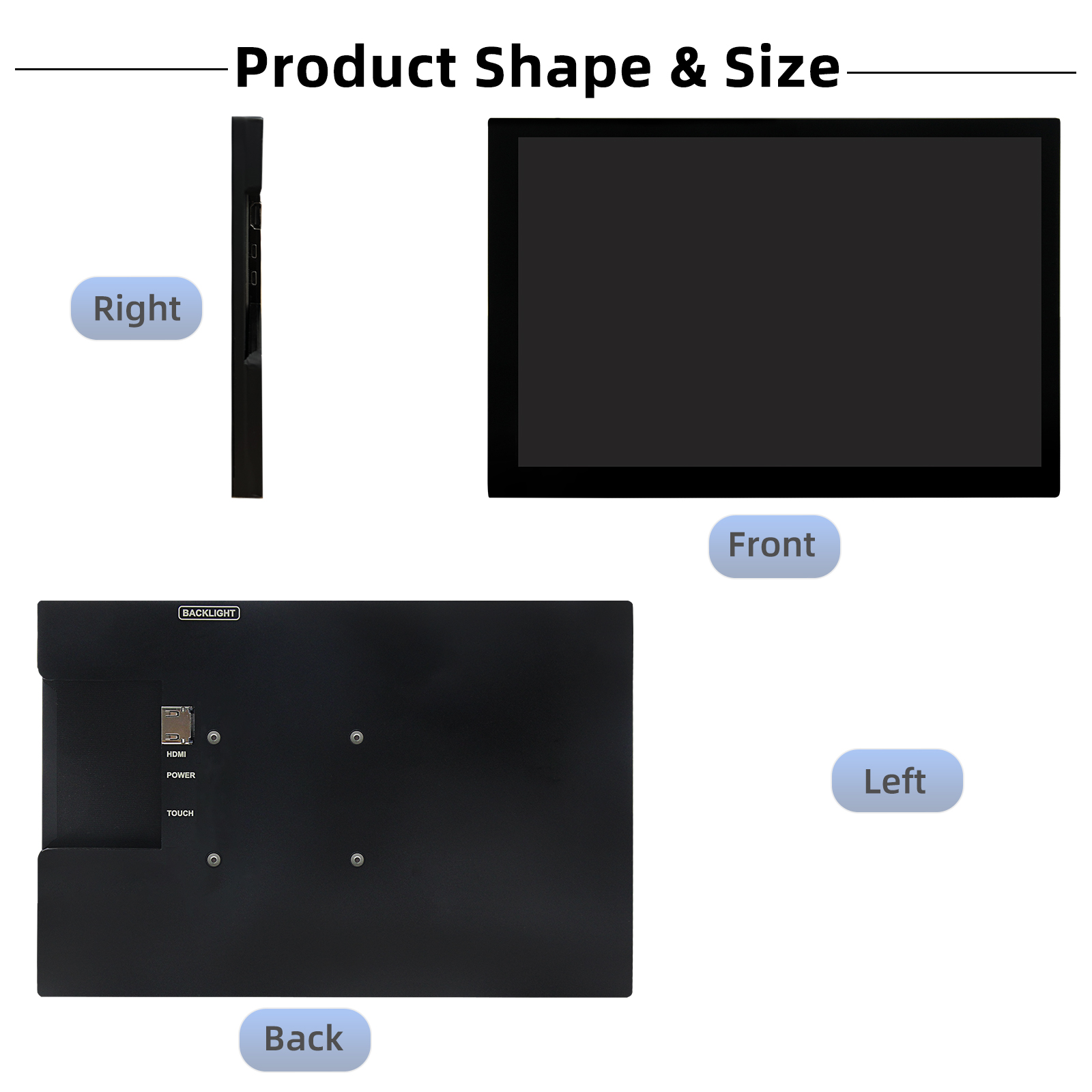 شاشة محمولة تعمل باللمس بالسعة - مراجعة Raspberry Pi 10.1 Inch Capacitive Touch Screen Ips وسعره