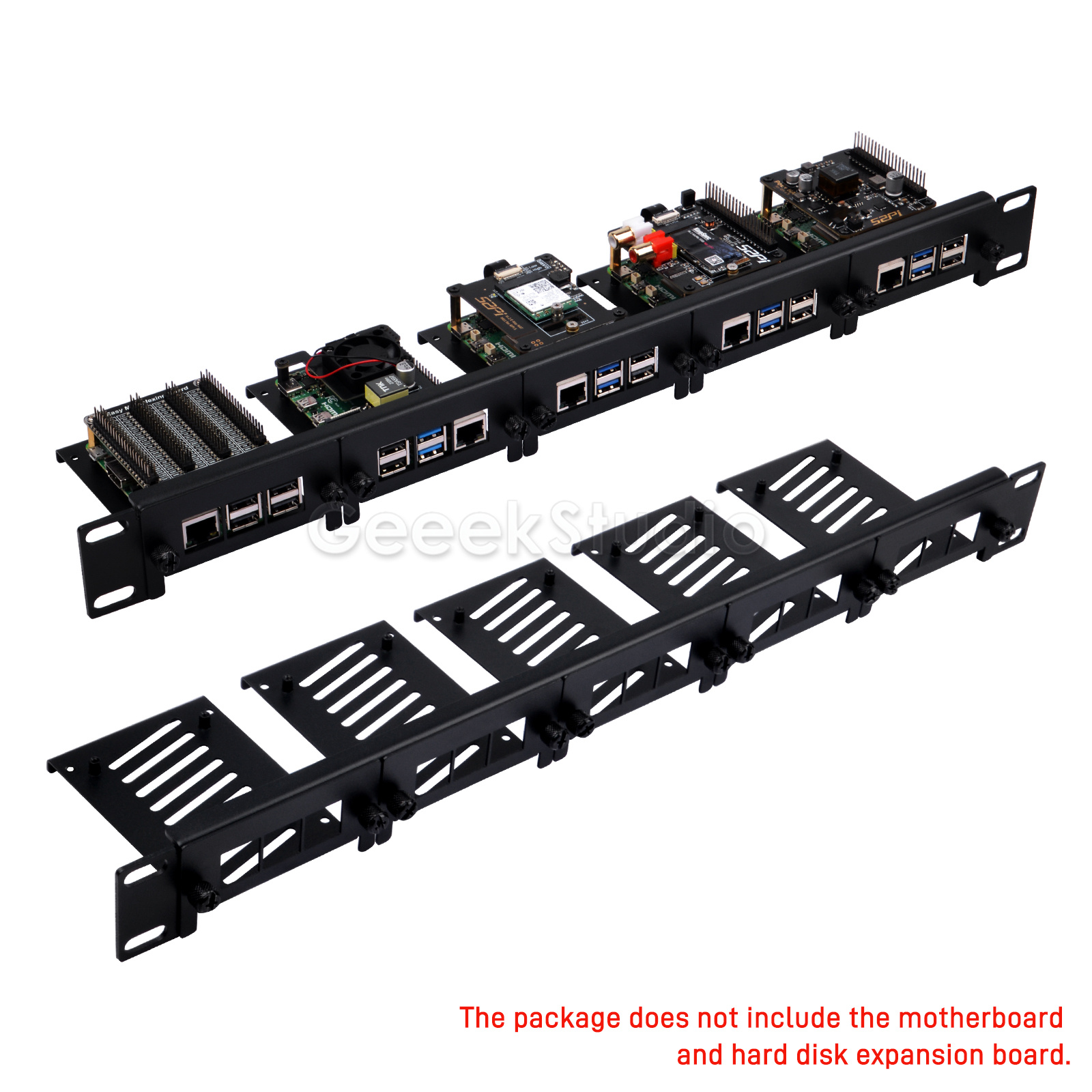 حامل حامل 1U لـ Raspberry Pi 5 - مراجعة Raspberry Pi Rackmount 1U 19 Inch وسعره