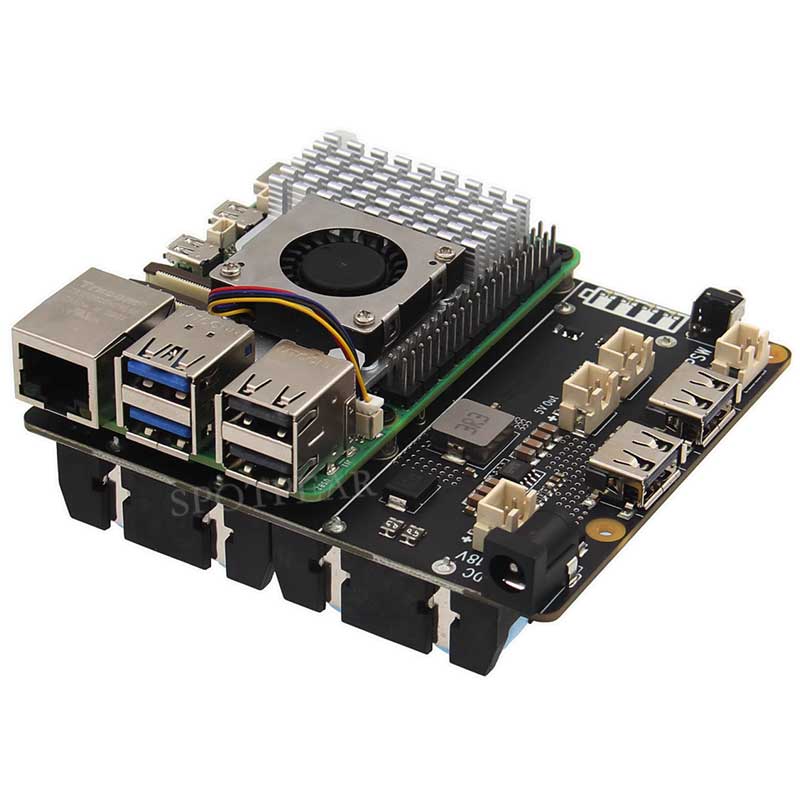 لوحة X1202 Raspberry Pi 5 UPS  - مراجعة Raspberry Pi Uninterrupted Power Supply Ups 18650 وسعره